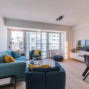 Appartement Huswell - Lovely With Lateral Sea View And Parking, Oostende